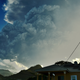 Ash rises into the air as La Soufrière volcano erupts on the eastern Caribbean island of St. Vincent on Tuesday, April 13.